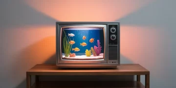 Transformer une ancienne télévision CRT en aquarium design rétro : le guide complet