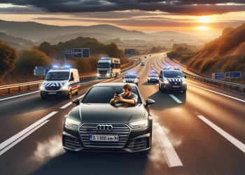 À 180 km/h dans une voiture volée, il se filme en pleine course-poursuite avec la gendarmerie