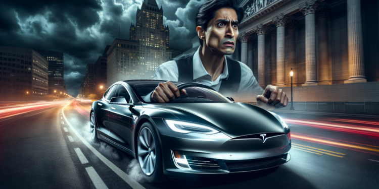 Contrôlé à grande vitesse au volant d’une Tesla : comparution immédiate devant le tribunal !