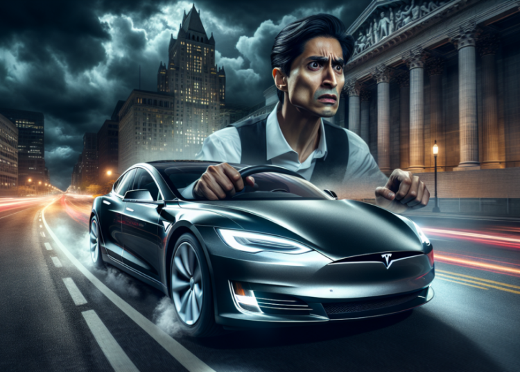 Contrôlé à grande vitesse au volant d’une Tesla : comparution immédiate devant le tribunal !