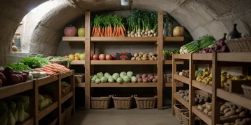 Comment créer un garde-manger enterré naturellement frais pour conserver fruits et légumes