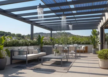 Comment créer un système de brumisation terrasse avec programmateur solaire