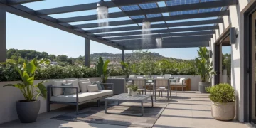 Comment créer un système de brumisation terrasse avec programmateur solaire