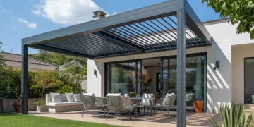 Comment installer une pergola bioclimatique connectée avec lames orientables automatiques