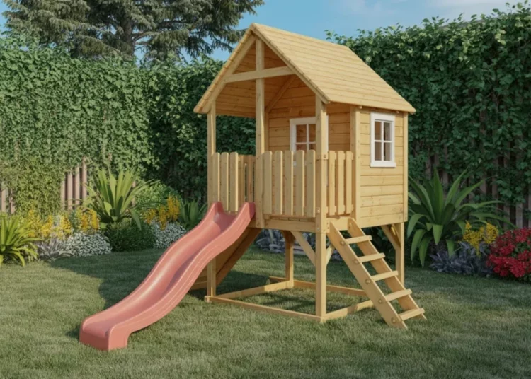 Construire une cabane enfant modulable avec toboggan amovible : guide complet