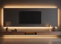 Fabriquer un meuble TV suspendu avec éclairage LED intégré : guide complet