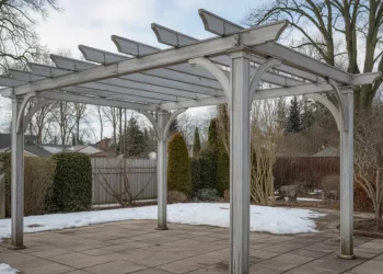 Réparer une pergola en aluminium déformée : guide complet après les intempéries