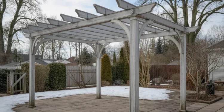 Réparer une pergola en aluminium déformée : guide complet après les intempéries