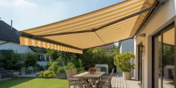 Comment fabriquer un store extérieur motorisé résistant au vent pour 120€