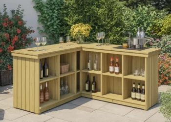 Construire un bar de jardin démontable en bois : tutoriel pas à pas pour l’été