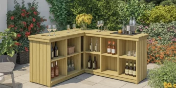 Construire un bar de jardin démontable en bois : tutoriel pas à pas pour l’été