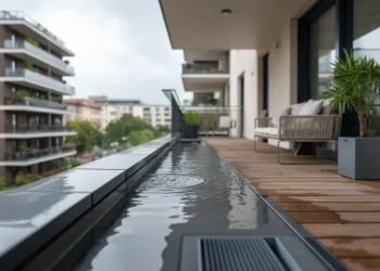 Évacuation d’eau de balcon : installer un système de drainage intelligent contre les orages