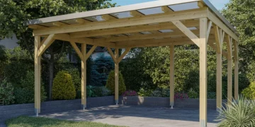 Poser un carport en bois soi-même : fondations, charpente et couverture étape par étape