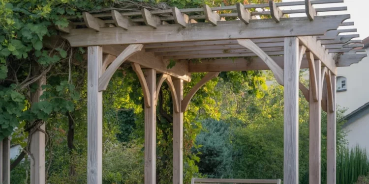 Réparer une pergola en bois qui gondole : techniques de redressement et prévention
