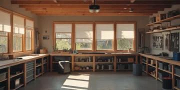 Transformer son garage en atelier climatisé naturellement pour moins de 100€
