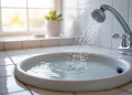 Bac de récupération d’eau de douche : fabriquez votre système d’arrosage maison