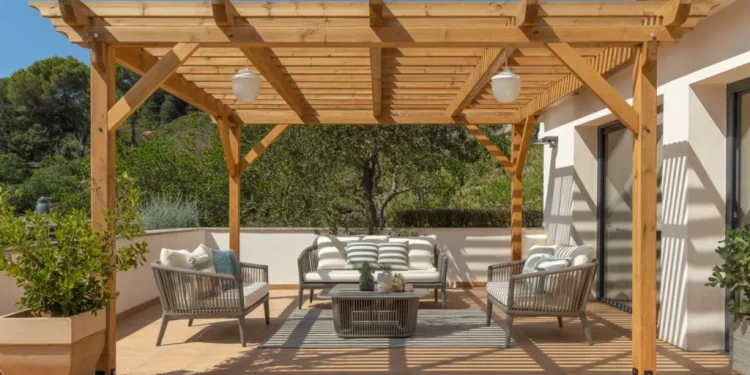 Construire une pergola en bois autoportante pour terrasse : guide complet du dimensionnement à la finition