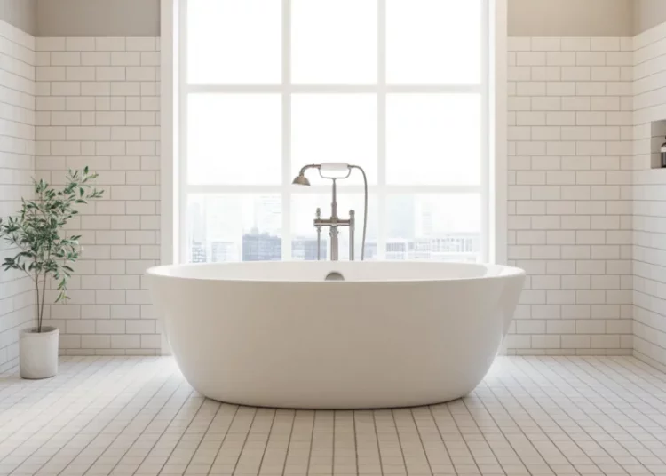 Installer une baignoire îlot soi-même : raccordements, évacuation et étanchéité en un week-end
