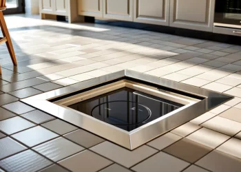 Installer une trappe de visite étanche dans un carrelage existant : découpe et finition invisible