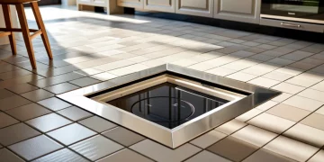 Installer une trappe de visite étanche dans un carrelage existant : découpe et finition invisible