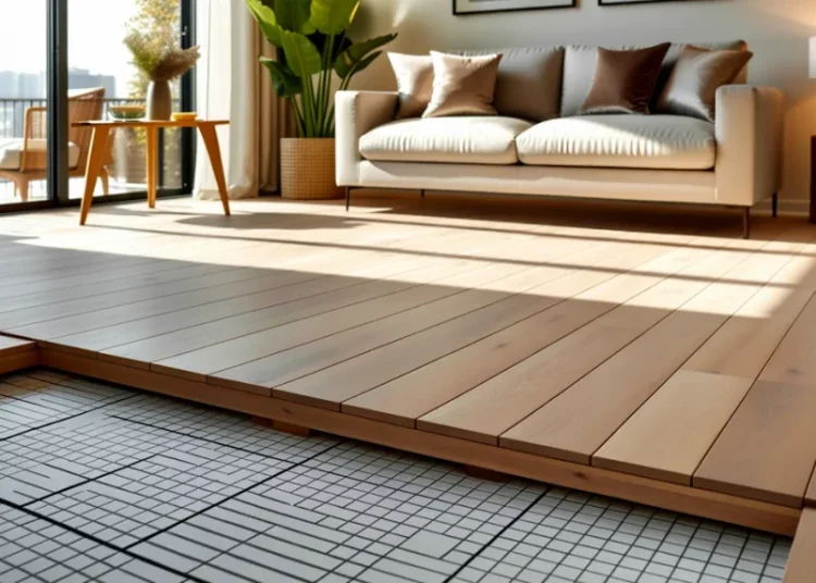 Plancher flottant sur sol chauffant : compatibilité, dilatation et lames adaptées