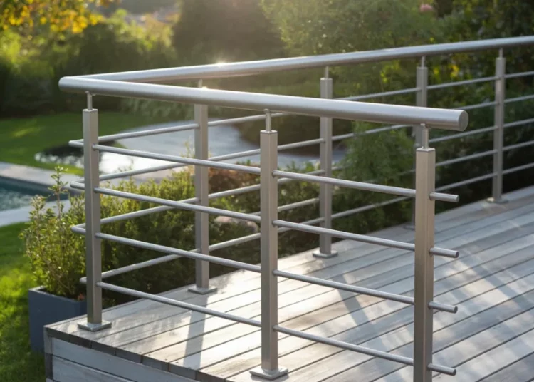 Poser un garde-corps de terrasse en inox brossé soi-même : sécurité et élégance