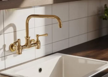 Poser un robinet mural de cuisine ou de salle de bain : percer le carrelage et raccorder les flexibles proprement