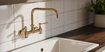 Poser un robinet mural de cuisine ou de salle de bain : percer le carrelage et raccorder les flexibles proprement