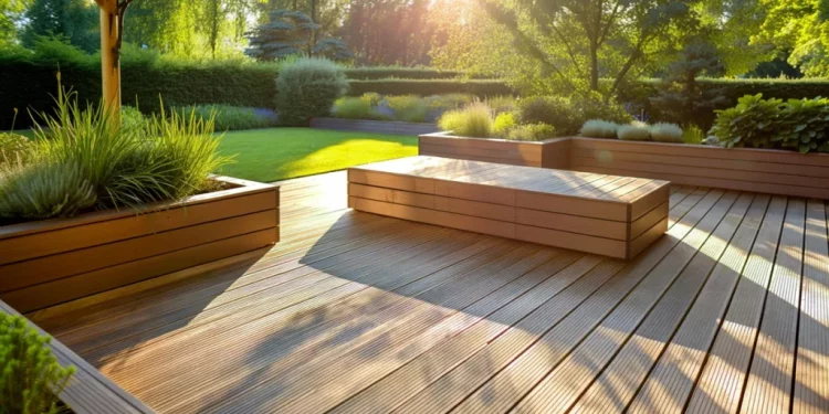 Poser une terrasse composite en pose flottante : guide complet avec fixations invisibles