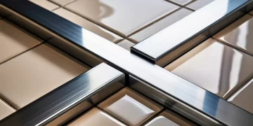 Remplacer un joint de dilatation de carrelage par un profilé en aluminium : guide étape par étape