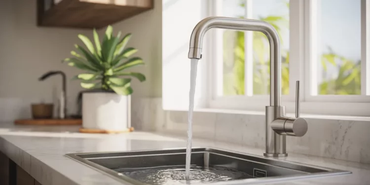 Robinet de cuisine qui perd en pression l’été : 5 causes à vérifier en 20 minutes