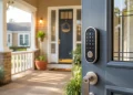 Serrure à pavé numérique sur porte d’entrée : installation sans perçage de la serrure existante