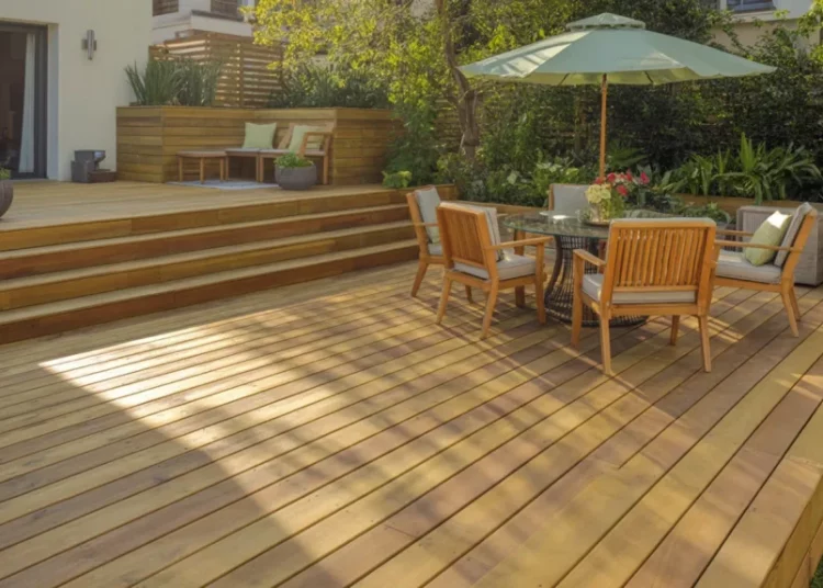 Terrasse bois sur plots réglables : construire et niveler en 2 jours