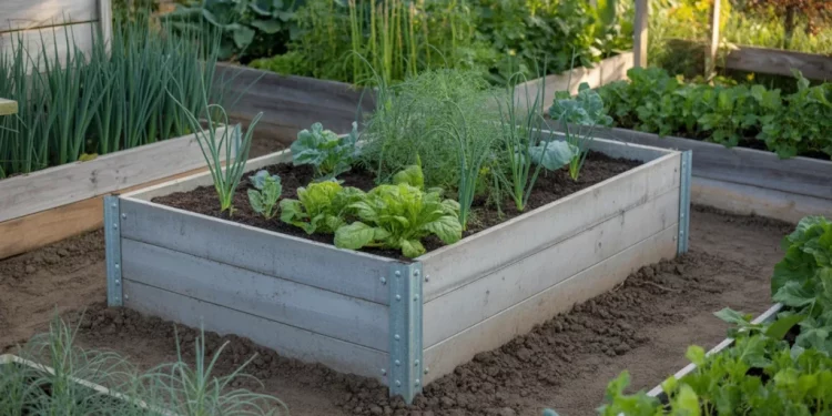 Bac de potager surélevé en béton banché sur plots : guide de construction étape par étape