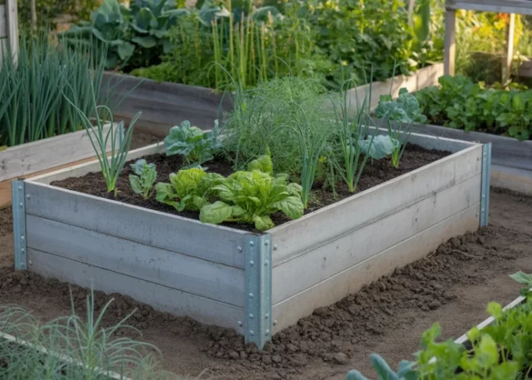 Bac de potager surélevé en béton banché sur plots : guide de construction étape par étape