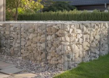 Construire une clôture en gabions : fondations, montage et remplissage pas à pas