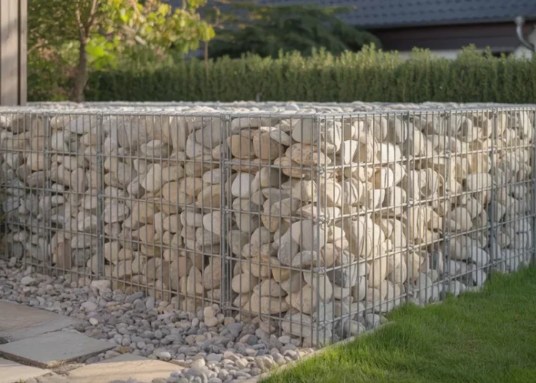 Construire une clôture en gabions : fondations, montage et remplissage pas à pas