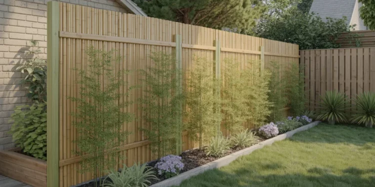 Installer un brise-vue en bambou sur une clôture : fixation et durabilité