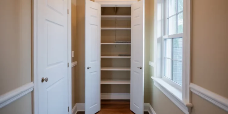 Placard à balais sur mesure dans un recoin de couloir : comment optimiser chaque centimètre