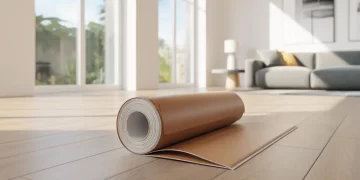 Poser un revêtement de sol PVC en lés : découpe, collage et raccords invisibles