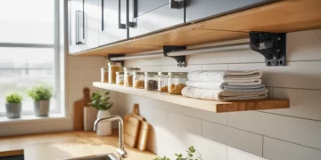 Rail de cuisine coulissant sous meuble haut : comment l’installer facilement