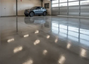 Béton poli dans un garage : guide complet pour un sol résistant et durable