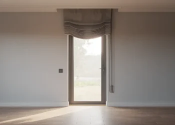 Installer un sas d’entrée thermique : rideau isolant et joint de bas de porte