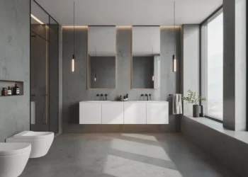 Micro-béton en salle de bain : comment le poser sur sols et murs sans déposer le carrelage