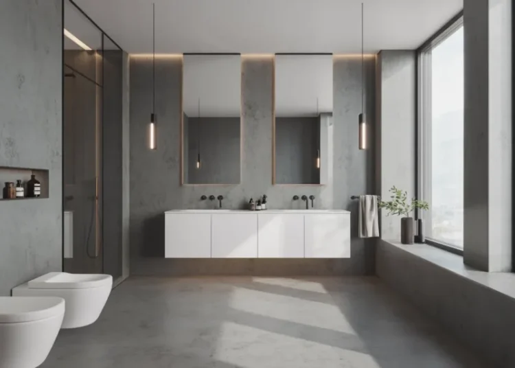 Micro-béton en salle de bain : comment le poser sur sols et murs sans déposer le carrelage