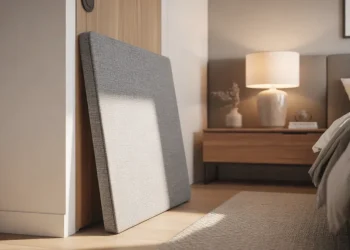 Fabriquer un panneau d’isolation phonique pour porte de chambre ou de bureau en une journée