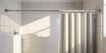 Fixer une barre de rideau de douche sur carrelage creux : 3 techniques pour éviter de fissurer les joints