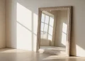 Installer un grand miroir sans chevilles : 4 systèmes de fixation méconnus