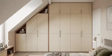 Meuble de rangement sous combles avec portes encastrées : guide complet en 1 week-end