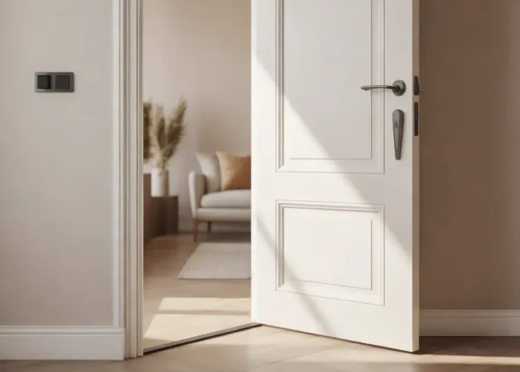 Remplacer une porte intérieure sans changer le bâti : mesures, pose et finition